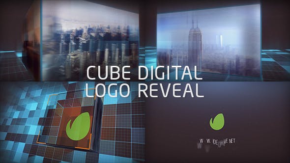 Videohive Cube Digital Logo Reveal 18426909