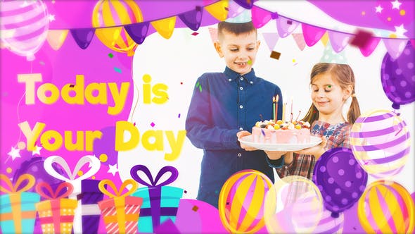 Videohive - Happy Birthday Slideshow - 33482717