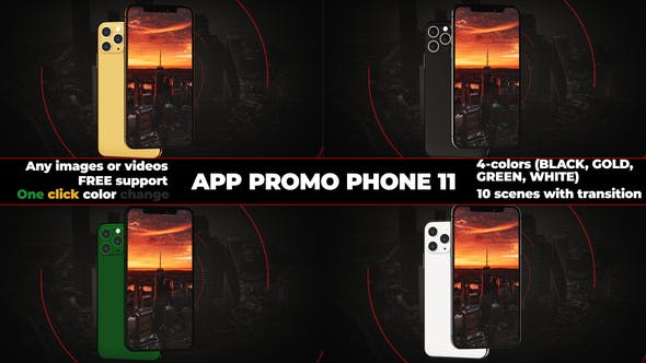 Videohive App Promo - Phone 11 25349246