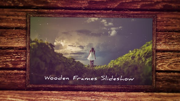 Videohive Wooden Frames Slideshow 16668993