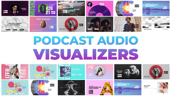 Videohive Podcast Audio Visualizers 32505559