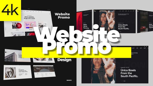Videohive Stylish Website Promo 4K 29304119