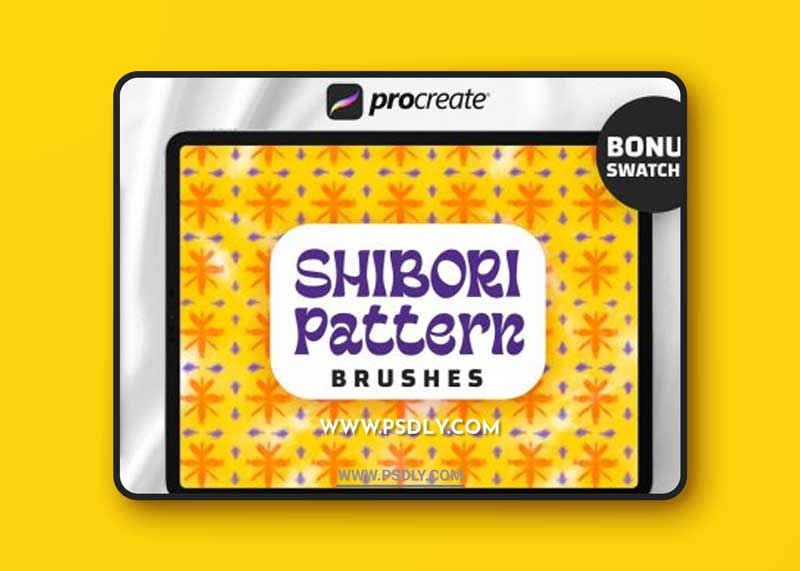Procreate Shibori Pattern Brushes