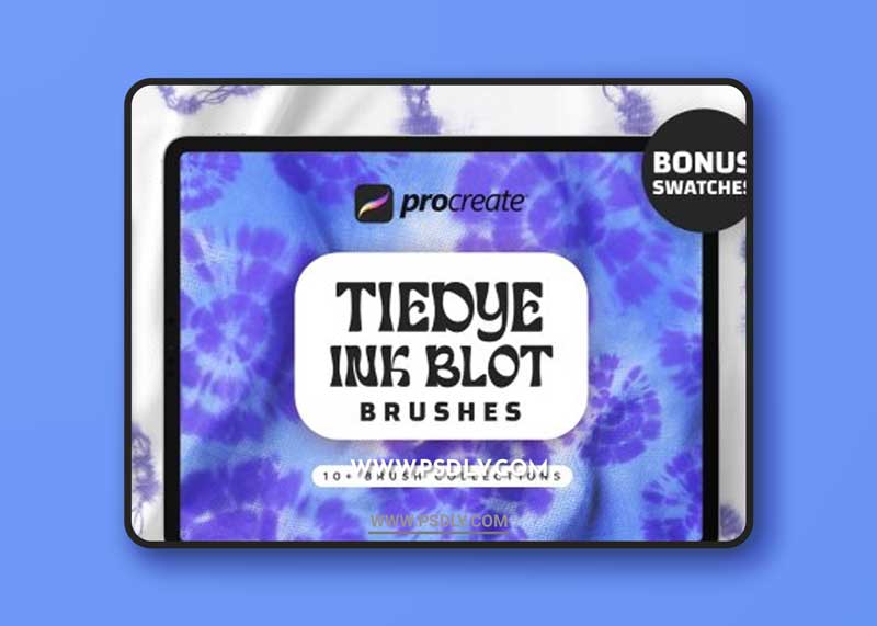 Procreate Tie Dye Ink Blot Brushes