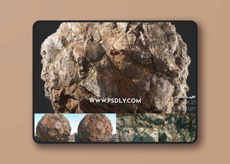 RD Textures - Rock 21 3D Model