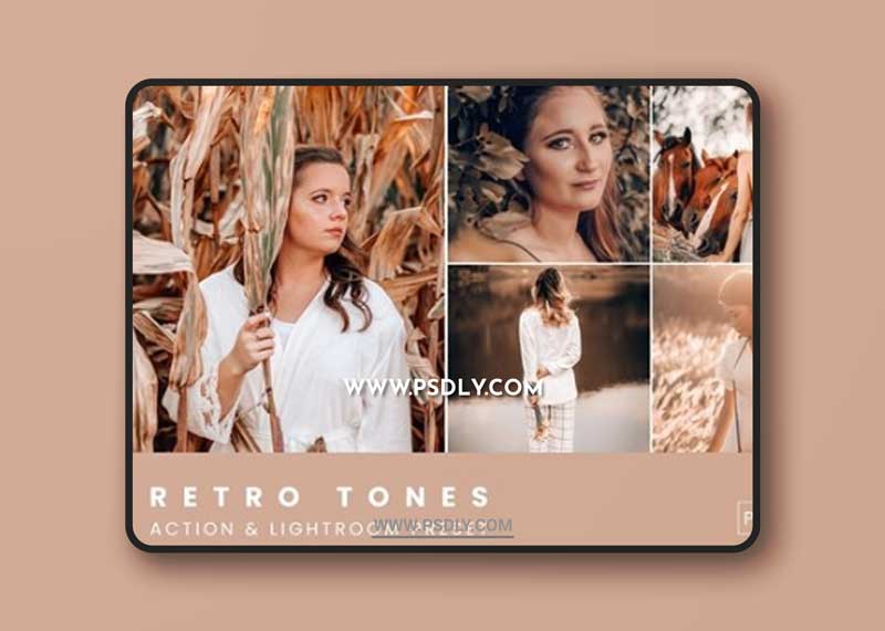 Retro Tones Action & Lightroom Preset