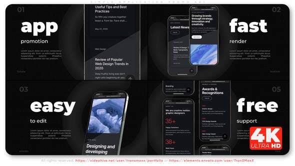 Videohive Simple Application Promo A21 33490734