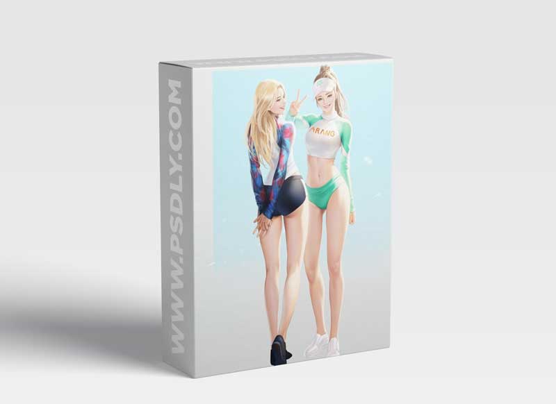 Summer Girls [PSD,VIDEO and Brush] by TaeKwon Kim A-rang