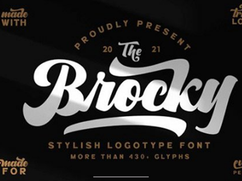 The Brocky Font