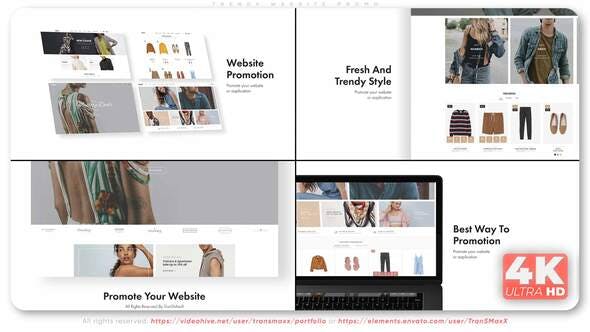 Videohive Trendy Website Promo 33423668
