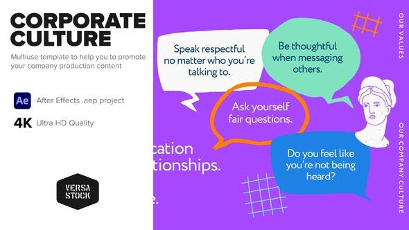 Videohive Corporate Culture Values Book Introduction Promo 33397335