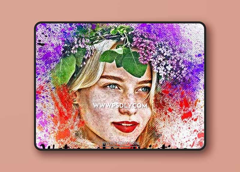 Watercolor Painting Photoshop Action