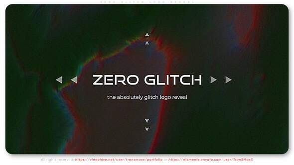 Videohive Zero Glitch Logo Reveal 33396216