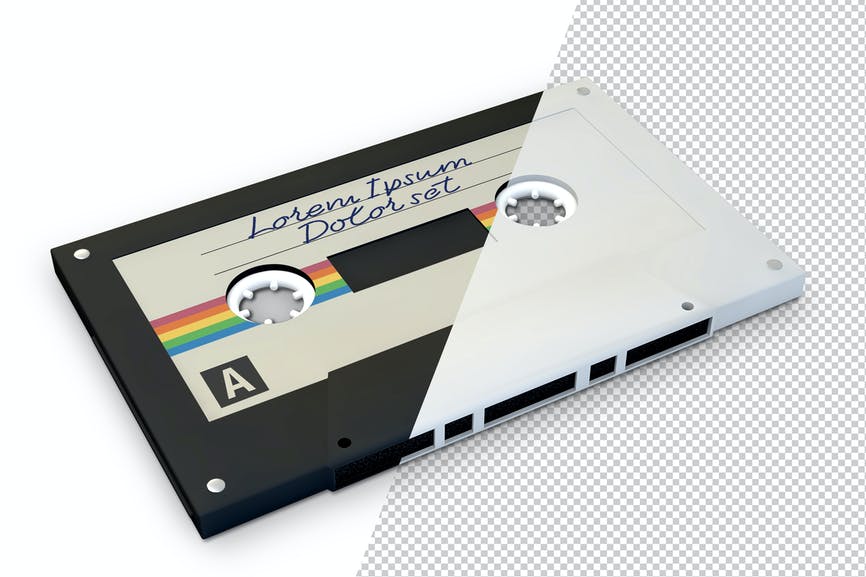 Cassette Mockup QZXAQQY
