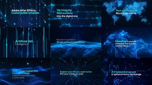 Videohive Digital Particle World | Form & Plexus 33389780