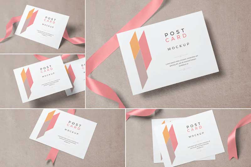 Landscape Postcard Mockups DNUGEFF