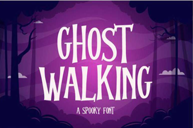 Ghost Walking Font