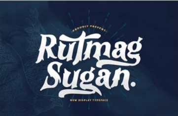 Rutmag Sugan Font