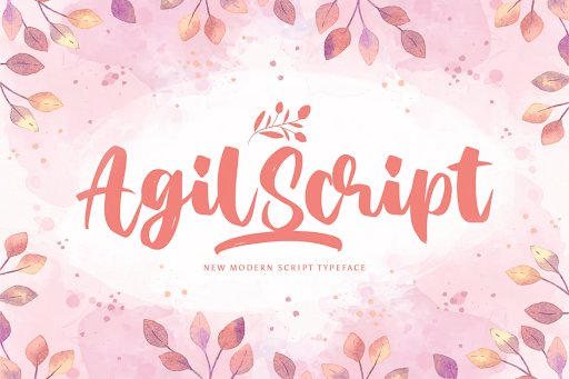 Agil Script - Handwritten Font ZHALUVM