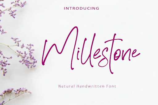 AM Millestone - Stylish Handwritten 8XL2E9Q