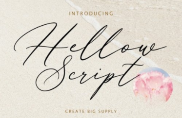Hellow Script Font
