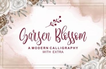 Garsen Blossom Font