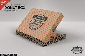 CM - Donut Box Packaging Mockup 1211264