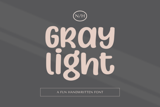 Gray Light Font