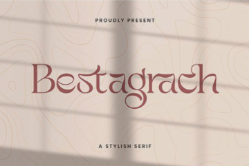 Bestagrach - Unique Ligatures Connected Serif