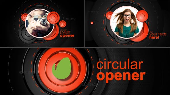 Videohive Circular Opener & Video Display 11482912