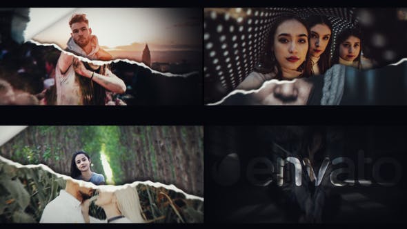 Videohive Dynamic Torn Logo Intro 33590822