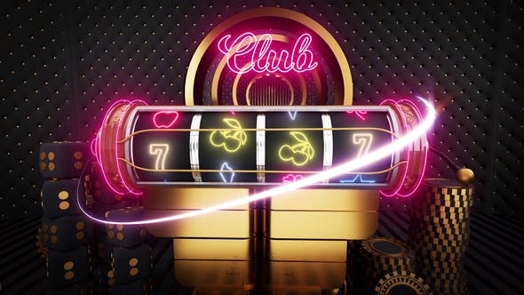 Videohive Slot Machine Logo Reveal 33397899