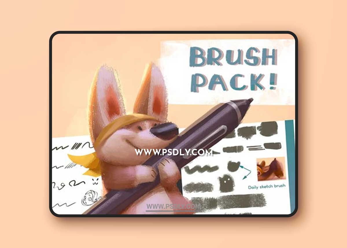 100+ Sketch Brushes for Photoshop