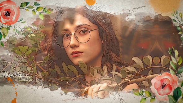 Videohive Emotional Watercolor Slideshow 33654752