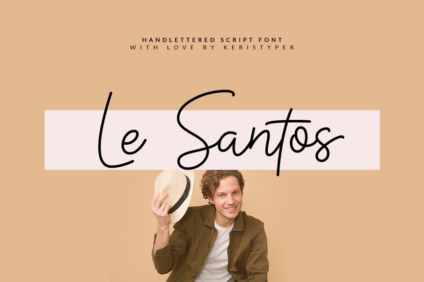Le Santos Handwriting Font