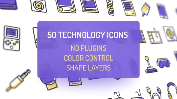 Videohive Technology Icons 20376029