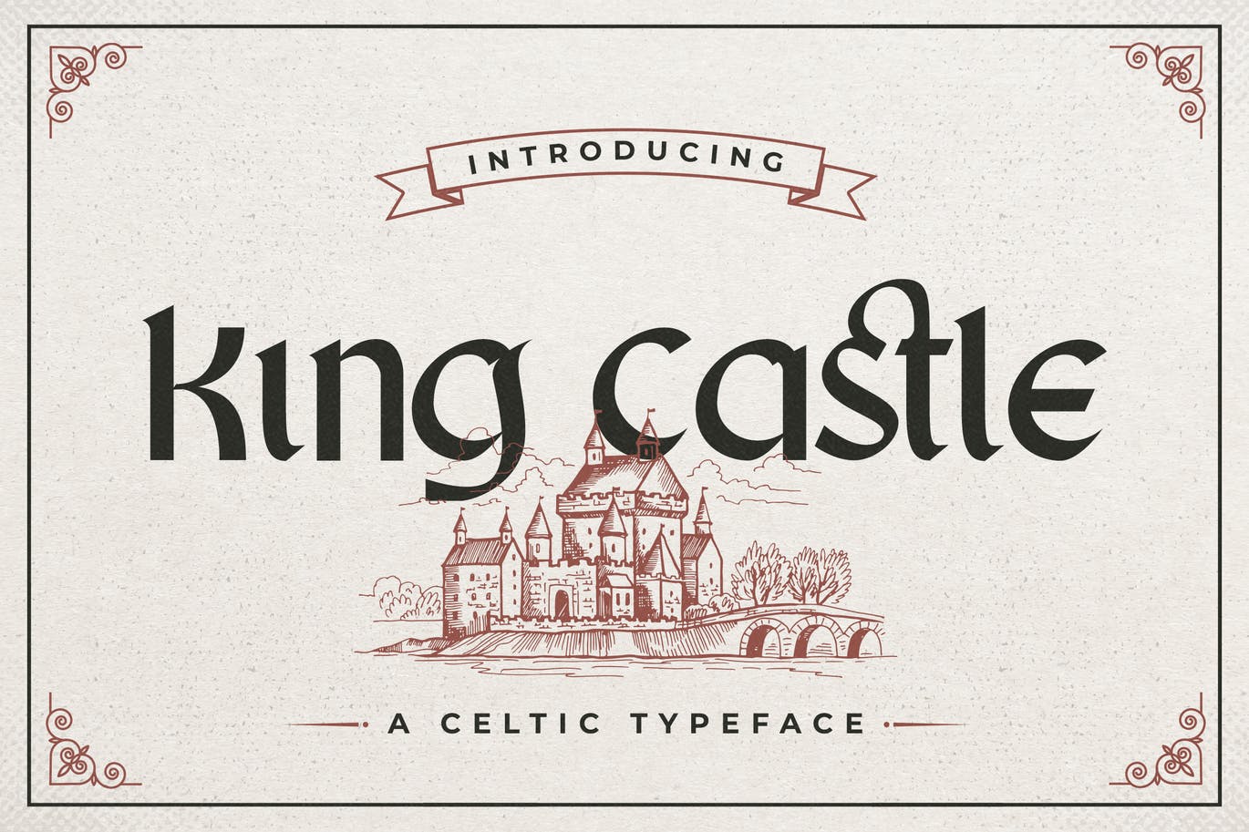 King Castle – Celtic Typeface