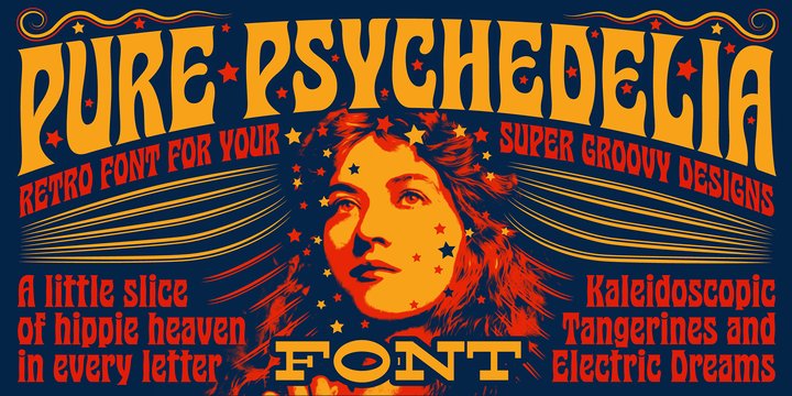 CM - Pure Psychedelia Font 5833702