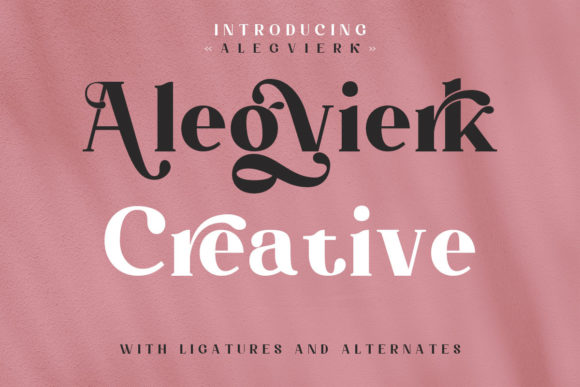 Alegvierk Font