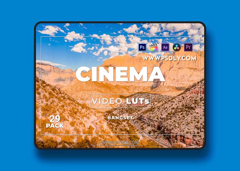 Bangset Cinema Pack 29 Video LUTs