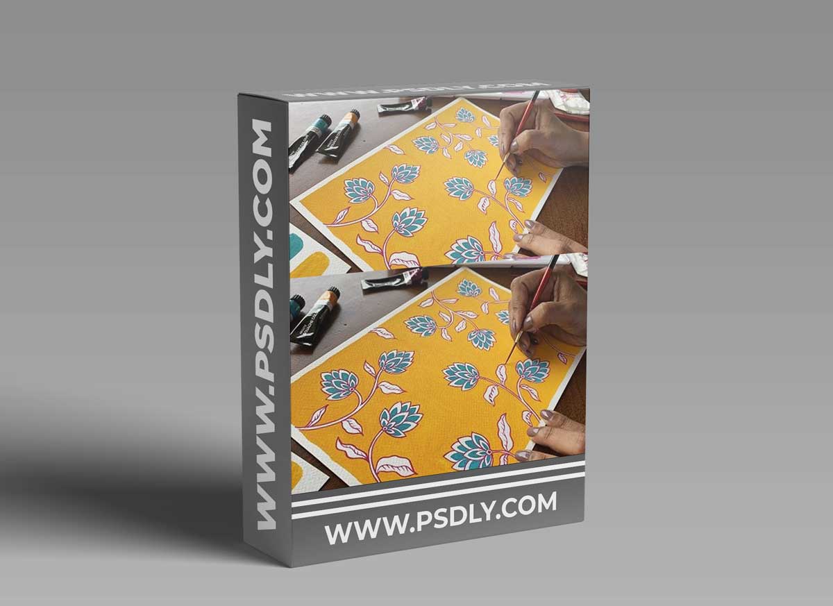 Botanical Illustration: Paint a Simple Indian Floral Pattern in Gouache