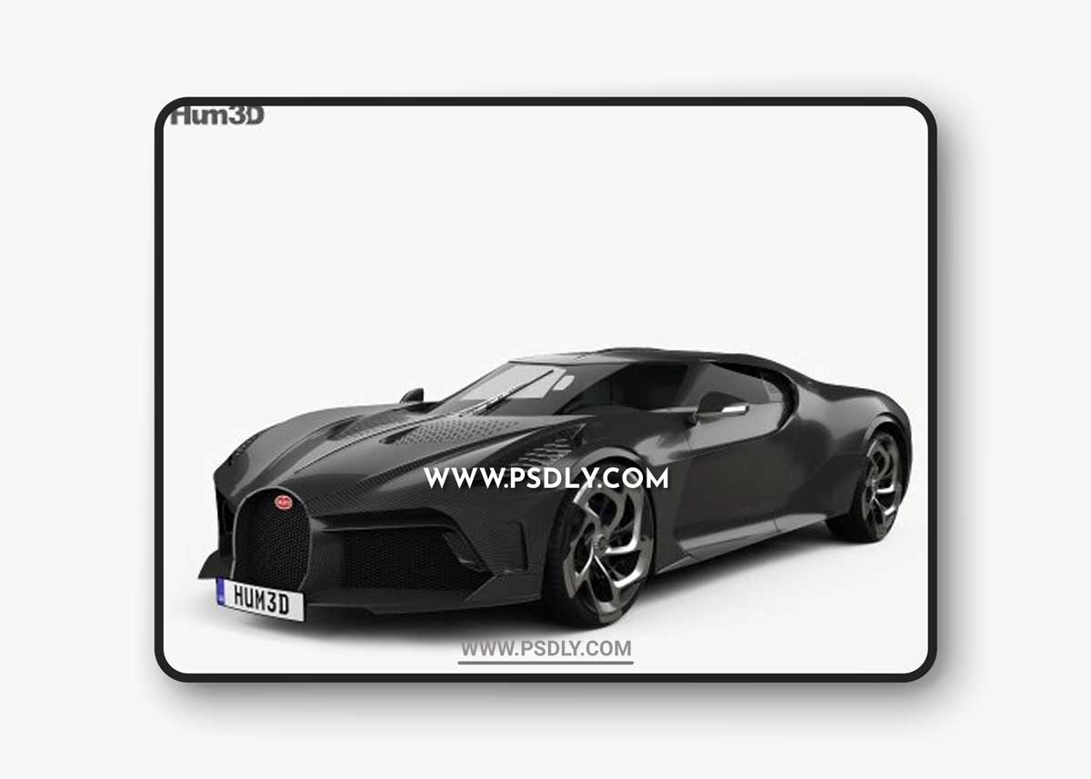 Bugatti La Voiture Noire 2019 3D Models