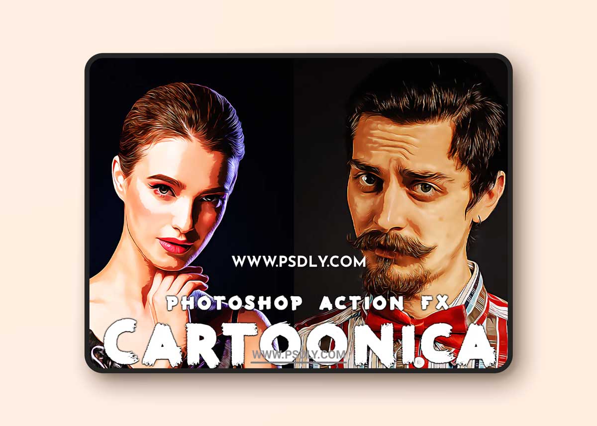 Cartoonica Photoshop Action