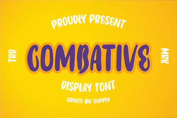 Combative - Display Font