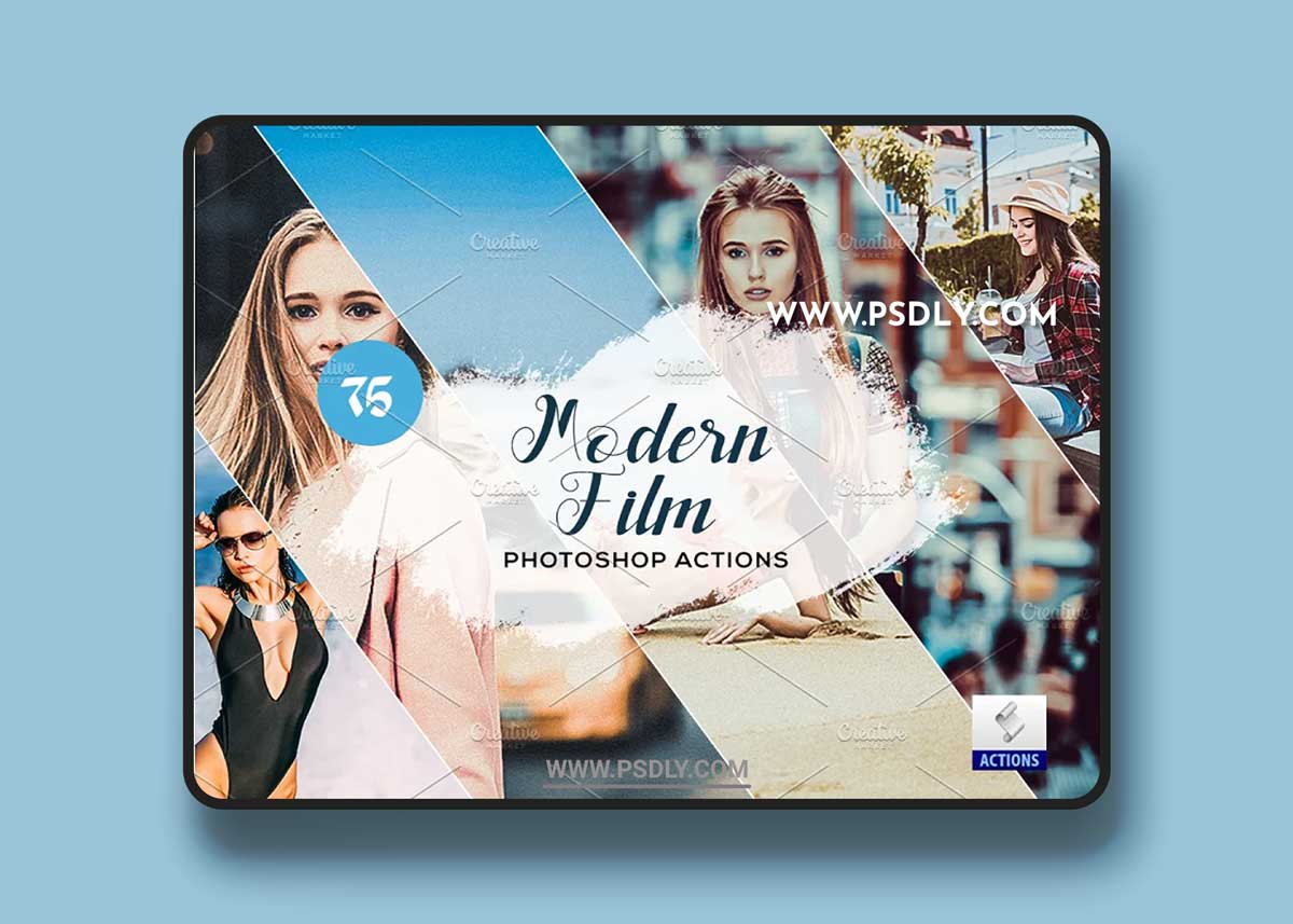 CreativeMarket - 75 Modern Film Photoshop Actions 3934251