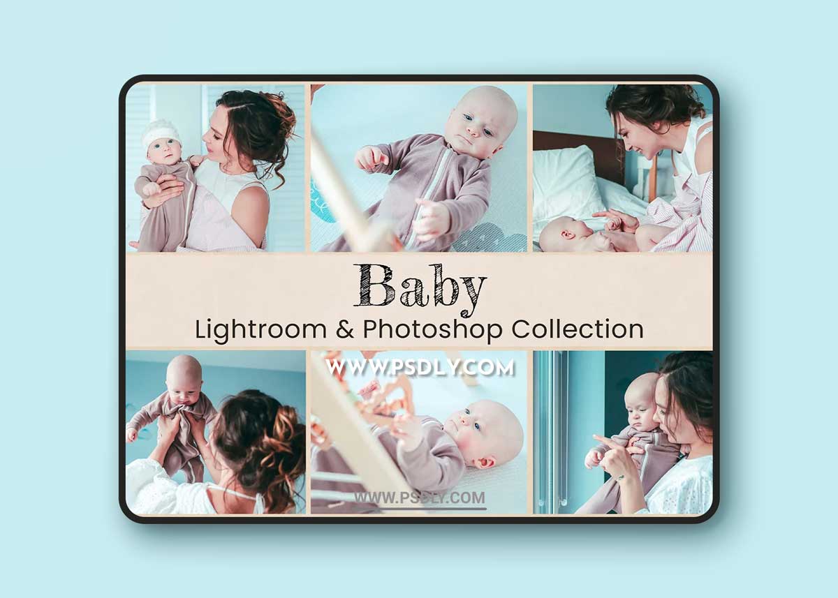 CreativeMarket - Baby Lightroom Photoshop LUTs 6520693