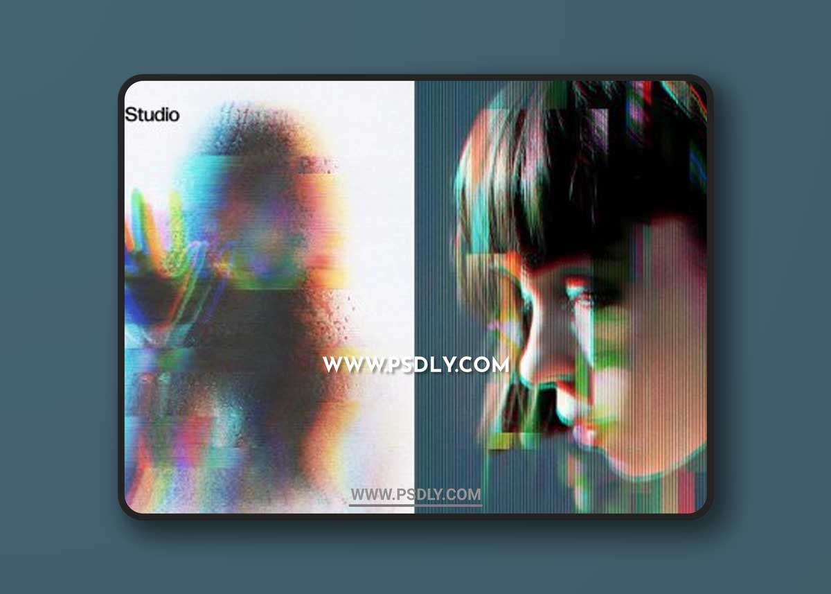 CreativeMarket - Glitch Studio Photo Effects 6526342