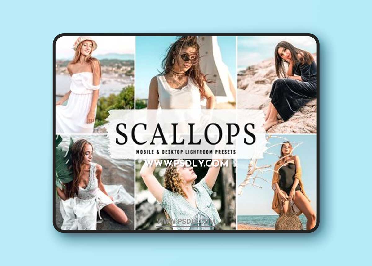 CreativeMarket - Scallops Pro Lightroom Presets 6505032