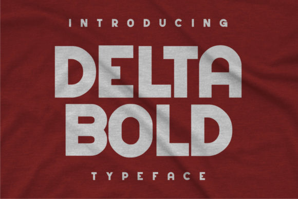 Delta Bold Font