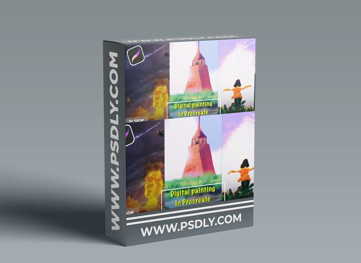 Digital painting in Procreate